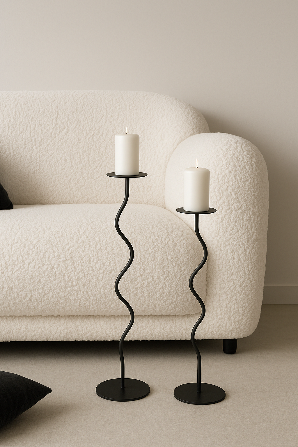 جا شمعی فلزی 